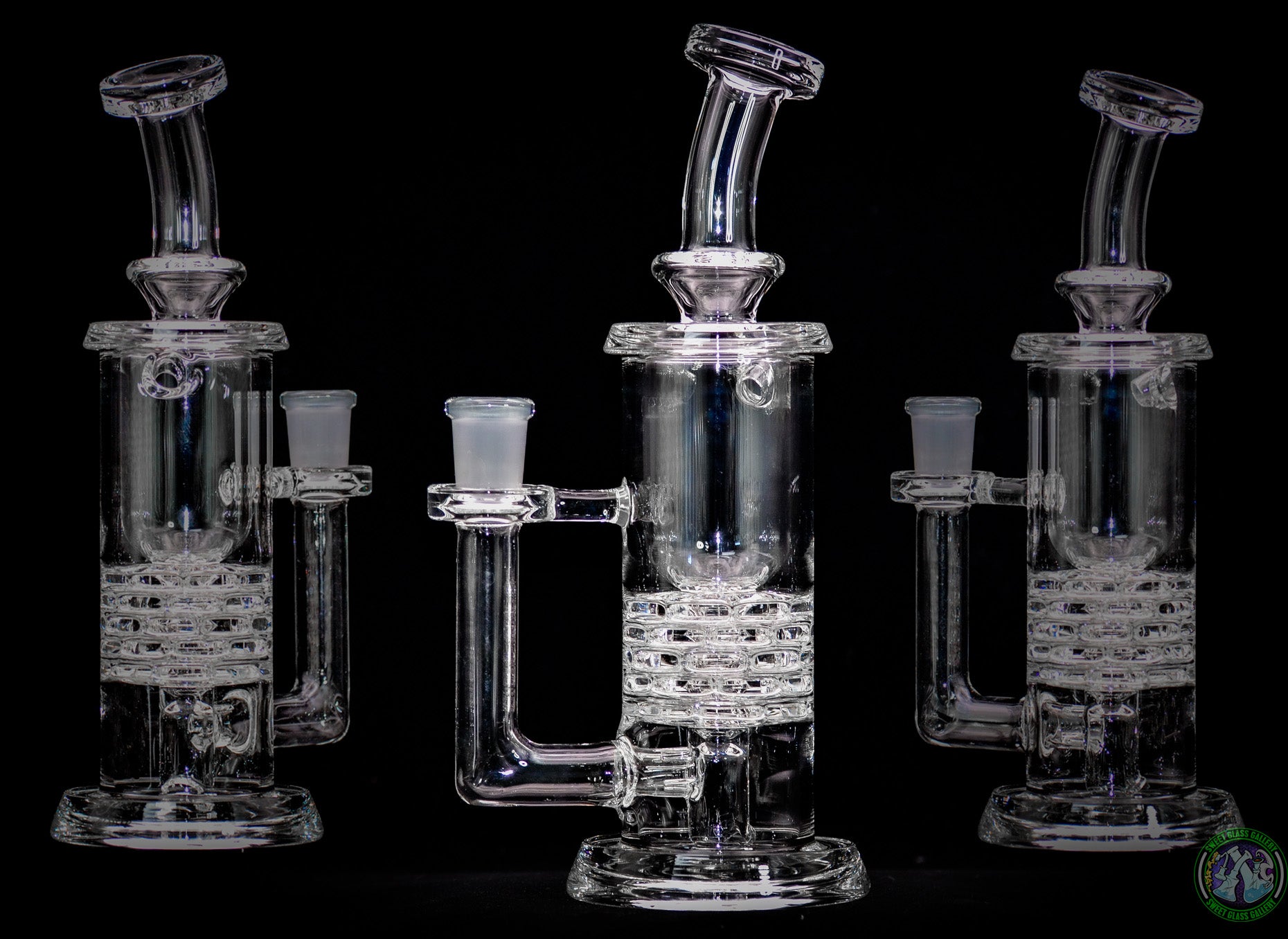 Leisure Glass - Rig - Brick Stack Rig Clear – Sweet Glass Gallery